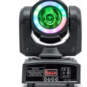 Moving Head Spot Led 60w 8 Cores + Fita Led 8 Desenhos Dmx