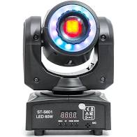 Moving Head Spot Led 60w 8 Cores + Fita Led 8 Desenhos Dmx